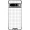White Grid Google Pixel 7 Pro Clear Case